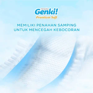 Nepia Genki Popok Bayi Tape Perekat Bayi Diapers Premium Soft M64 7