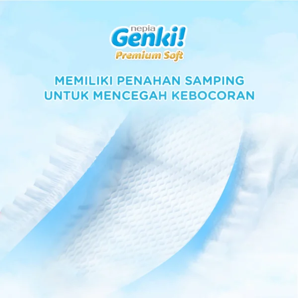 Nepia Genki Popok Bayi Tape Perekat Bayi Diapers Premium Soft M64 7