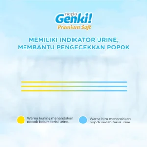 Nepia Genki Popok Bayi Tape Perekat Bayi Diapers Premium Soft M64 7