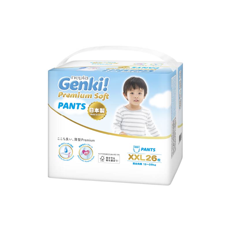 Nepia Genki Jumbo Popok Bayi Pants / Celana Bayi Diapers Premium