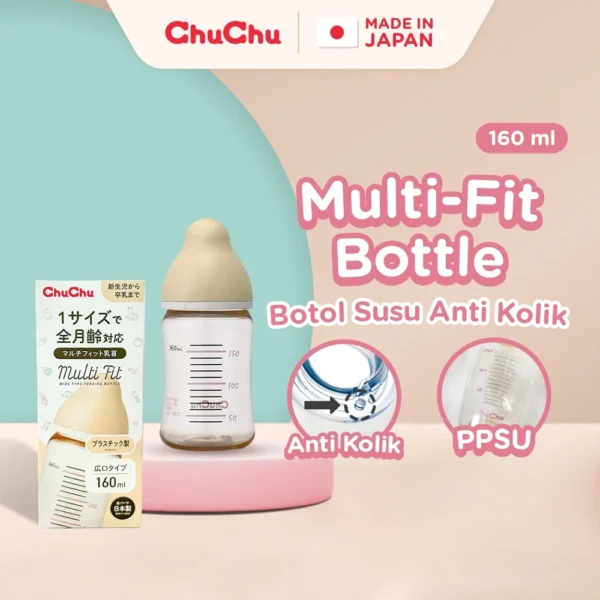 ChuChu Baby PPSU Bottle Multi-Fit (Wide Neck) - 160ml