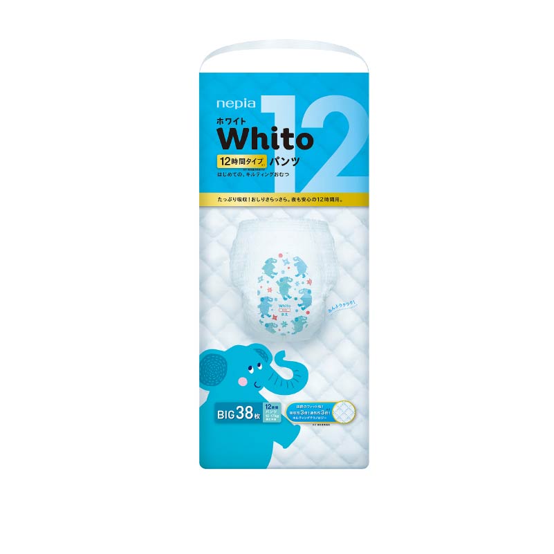 Nepia Whito Diapers Pants XL 38 - Popok Celana Bayi